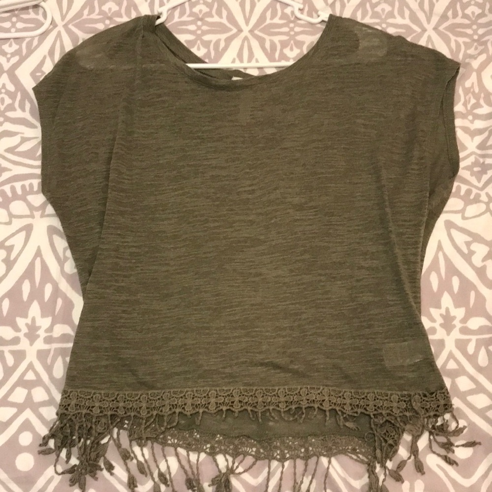 Dark green T-shirt